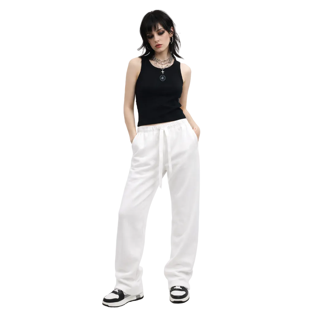 de souza - sweatpant - white