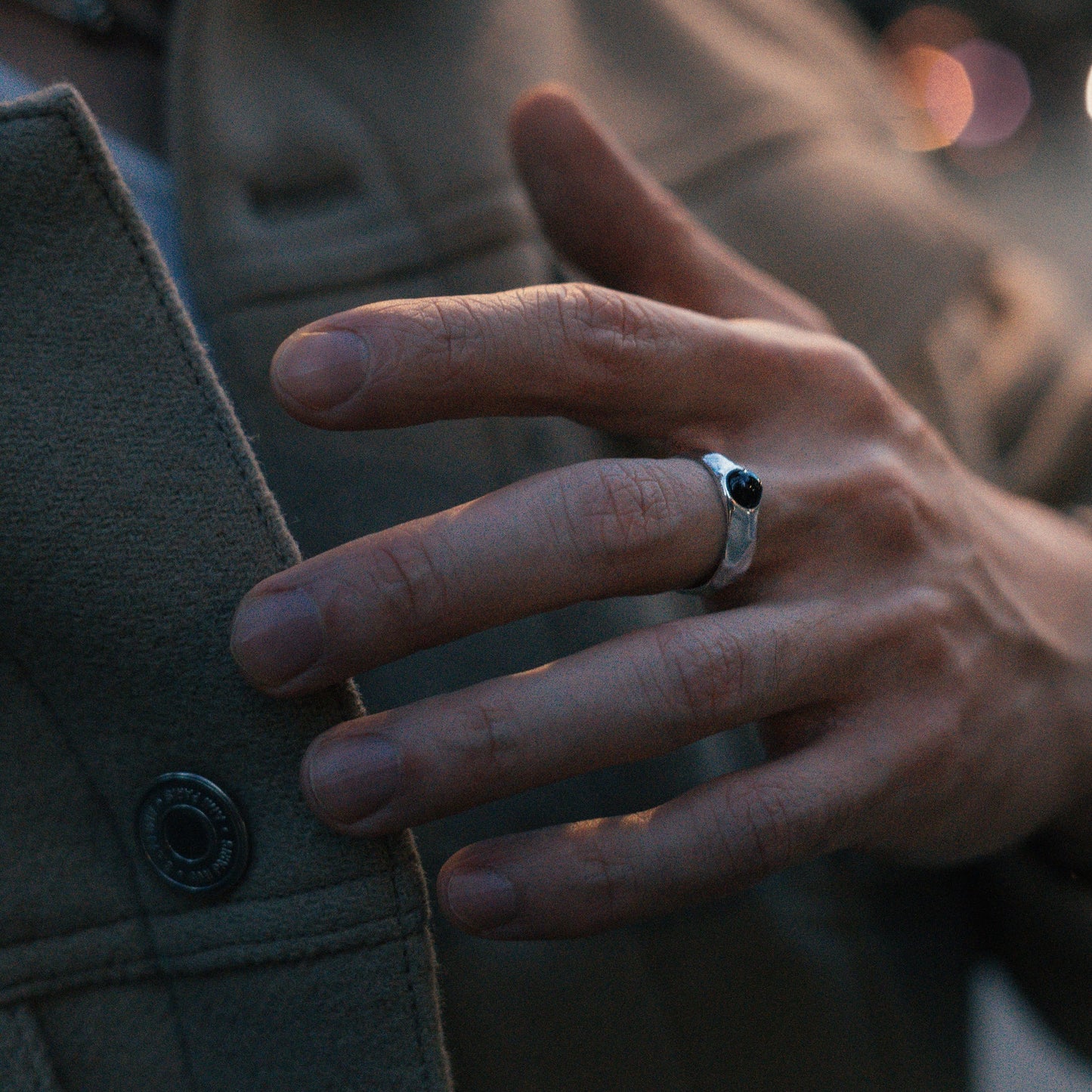eclipse obsidian ring