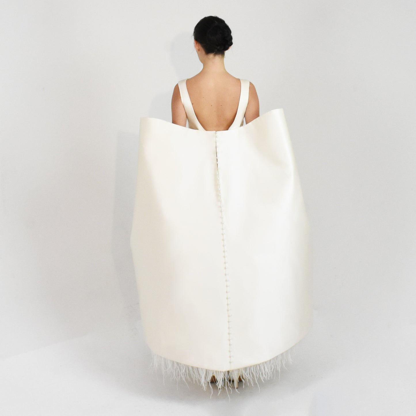 cocoon structured dress