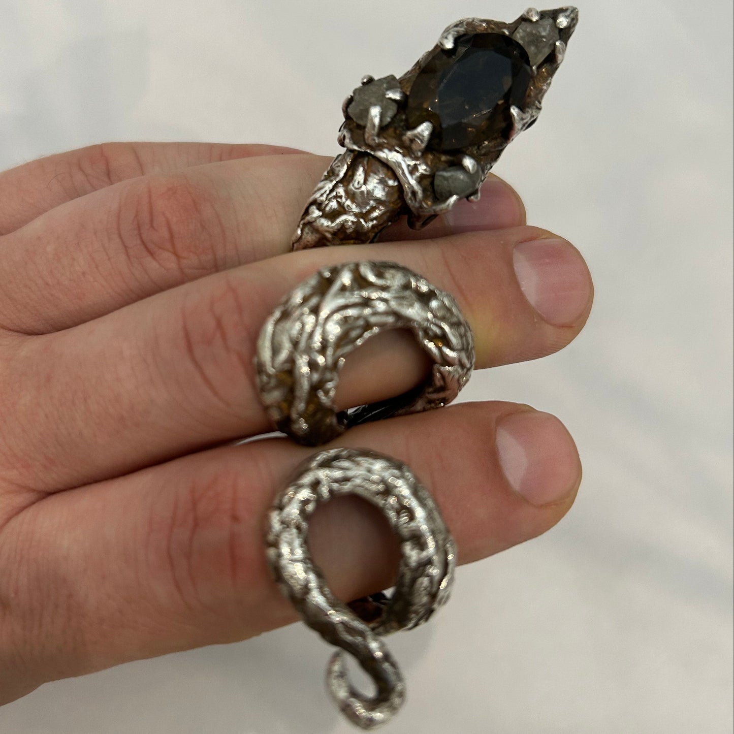 crawling snake ring