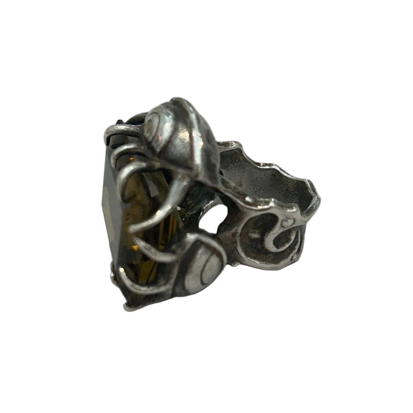 protective eye ring citrine