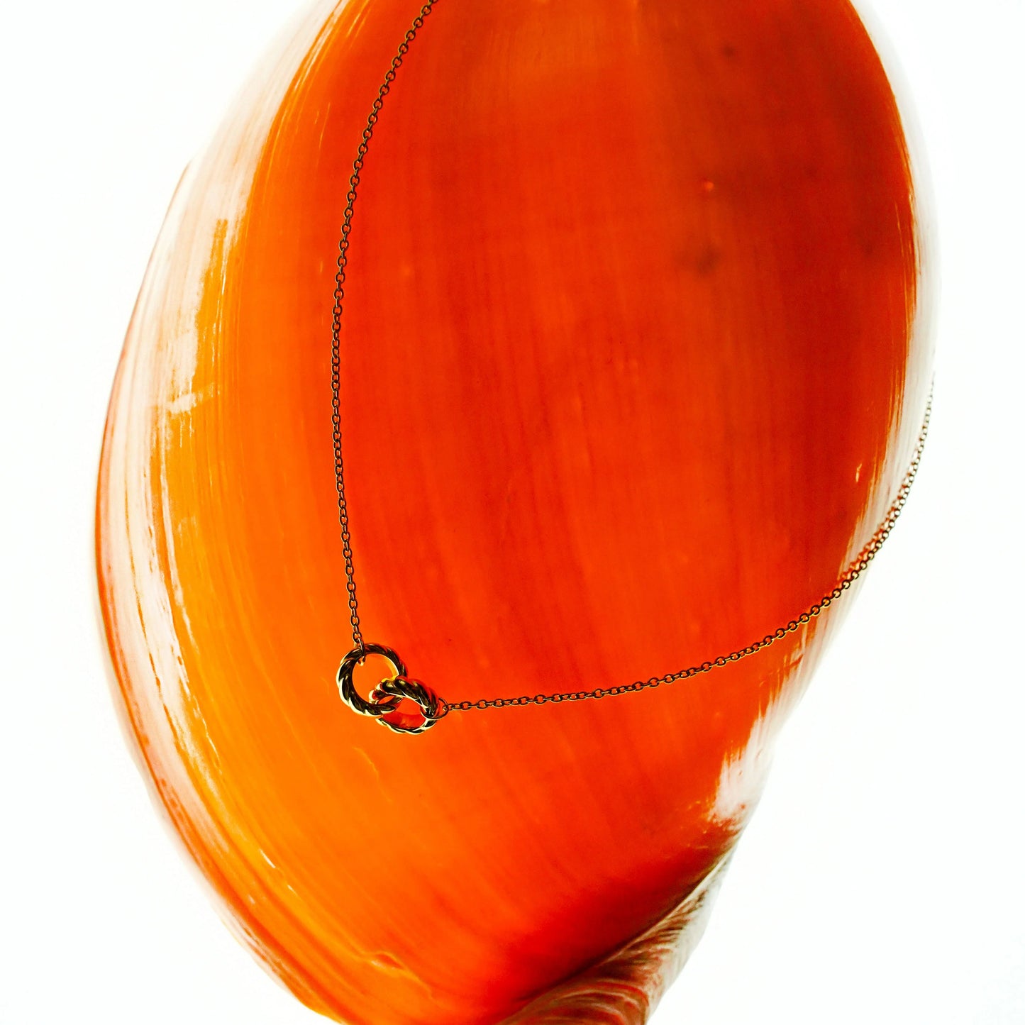 infinity necklace - gold