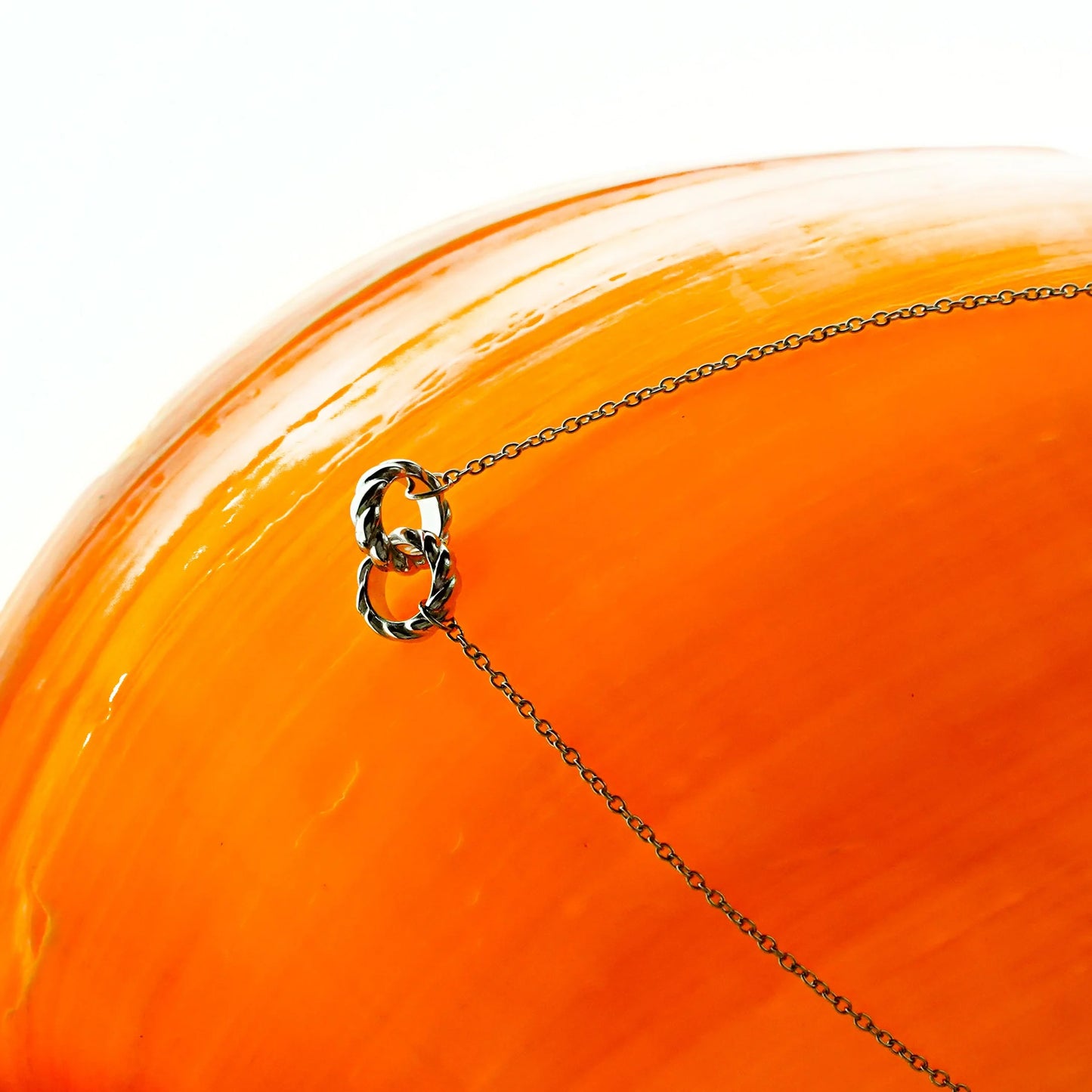 infinity necklace - silver