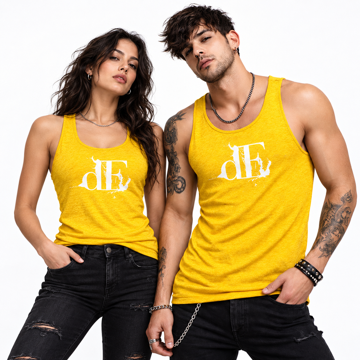 de souza - sheer tank - yellow