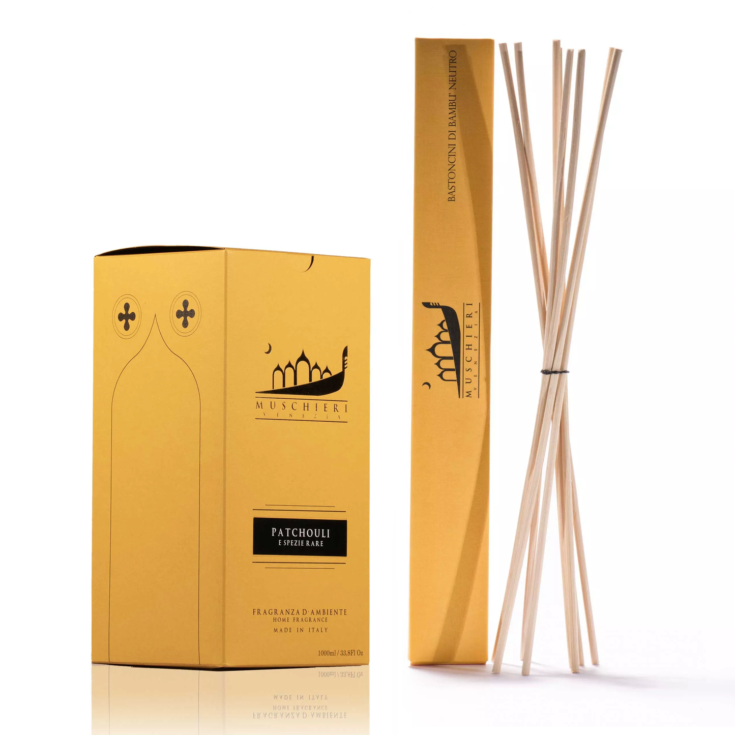 patchouli e spezie rare reed diffuser