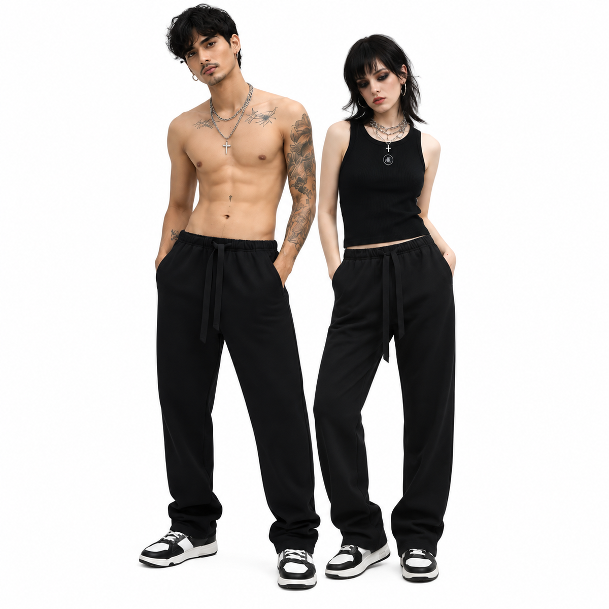 de souza - sweatpant - black