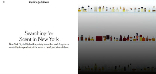 New York Times - Searching for Scent - Emanuel New York