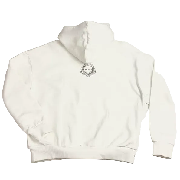 de souza - chantilly hoodie - white - emanuel new york