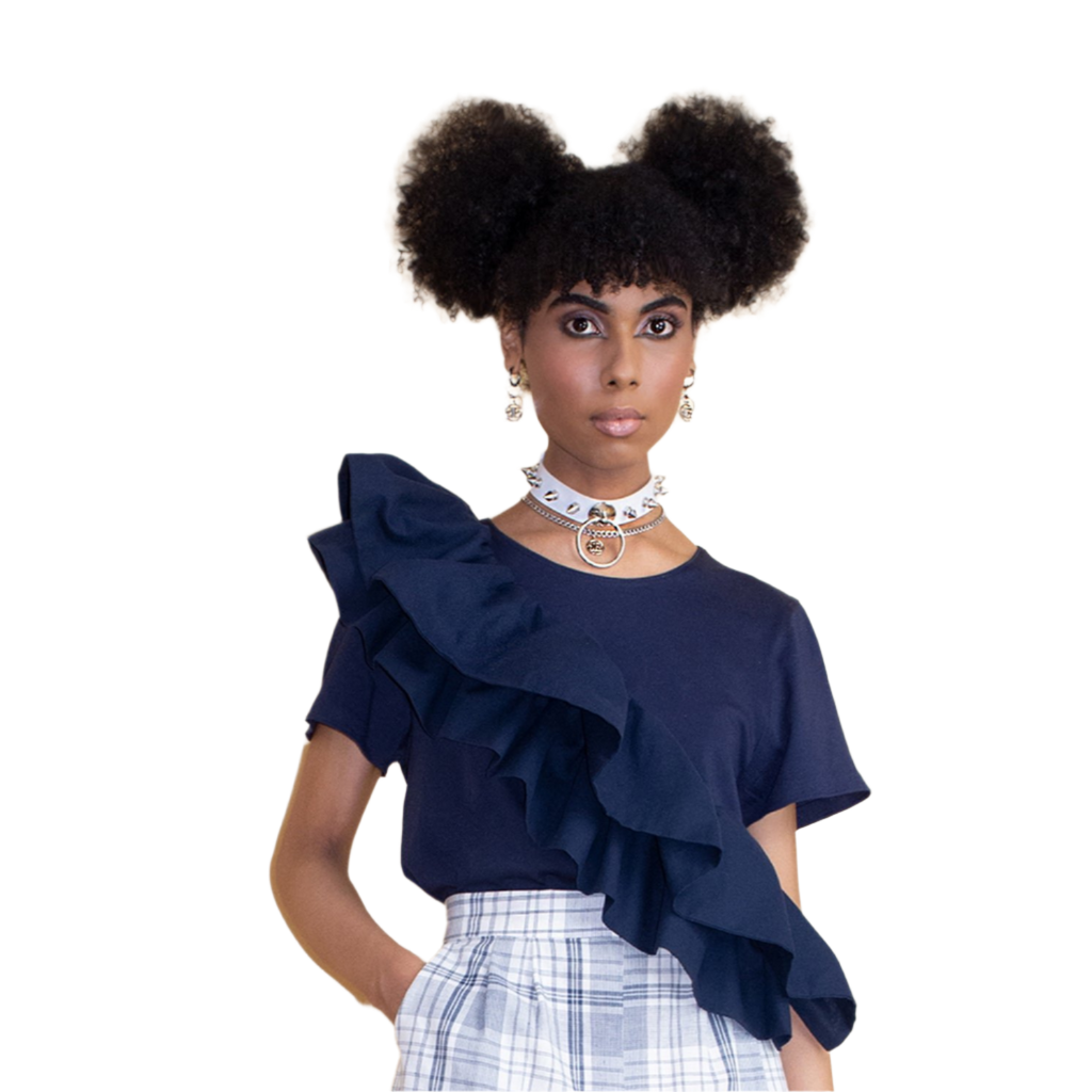 ruffle t-shirt