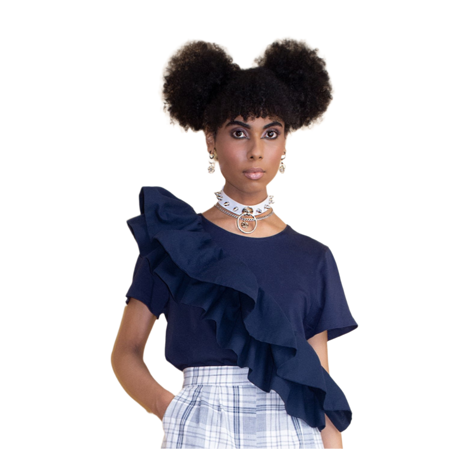 ruffle t-shirt