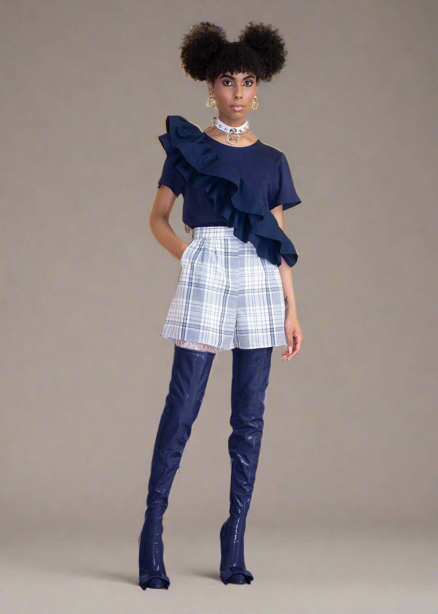 ruffle t-shirt