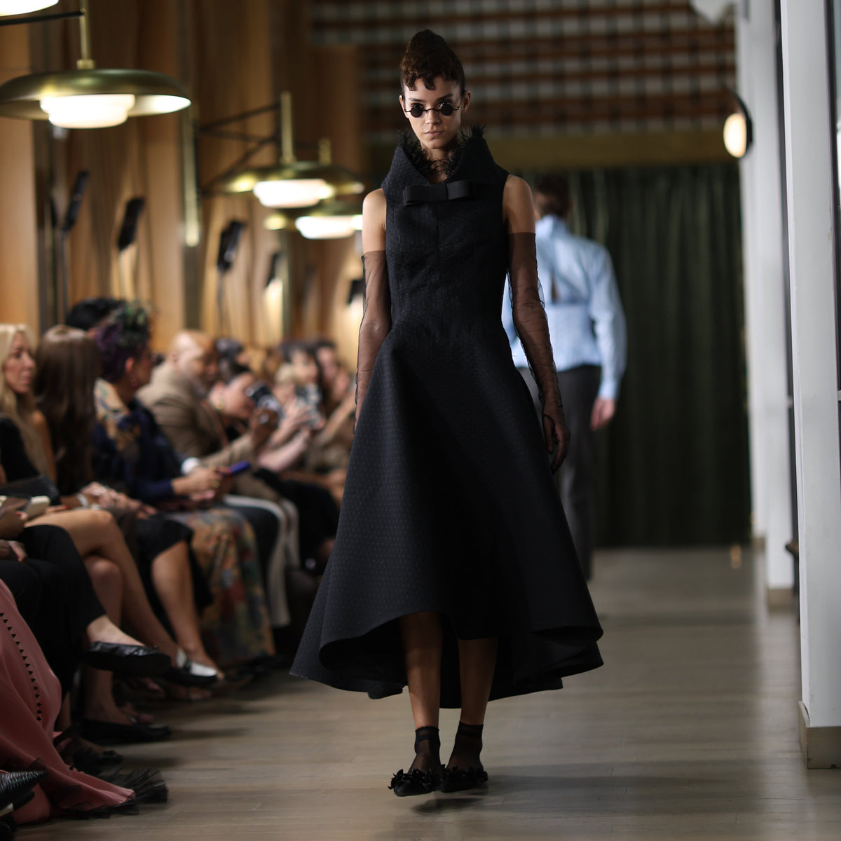 midnight plume dress