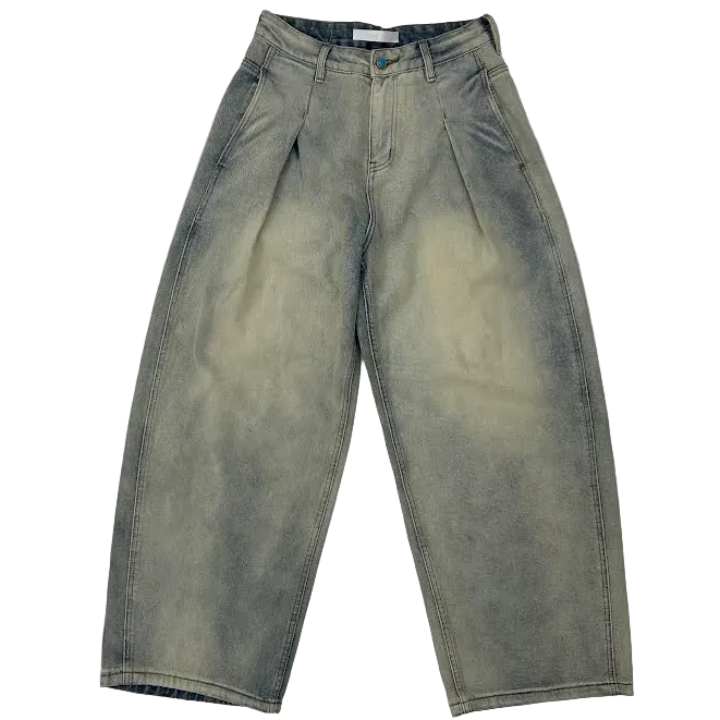 de souza - relax pleat denim - emanuel new york