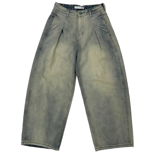 de souza - relax pleat denim - emanuel new york