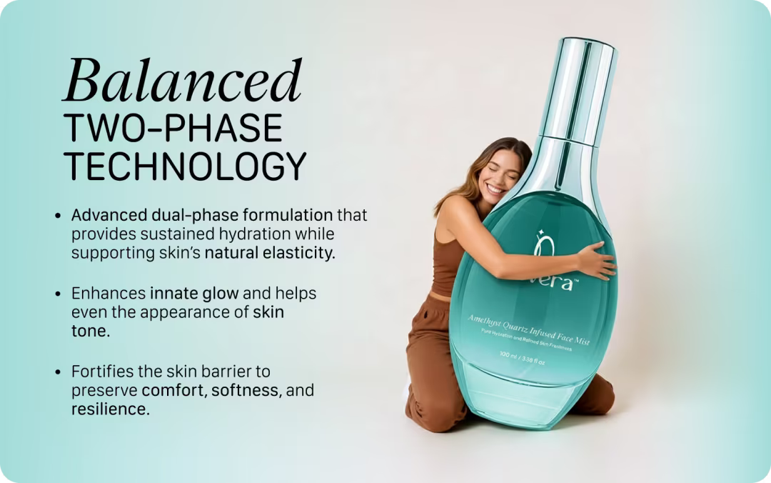 amethyst quartz infused face mist - emanuel new york