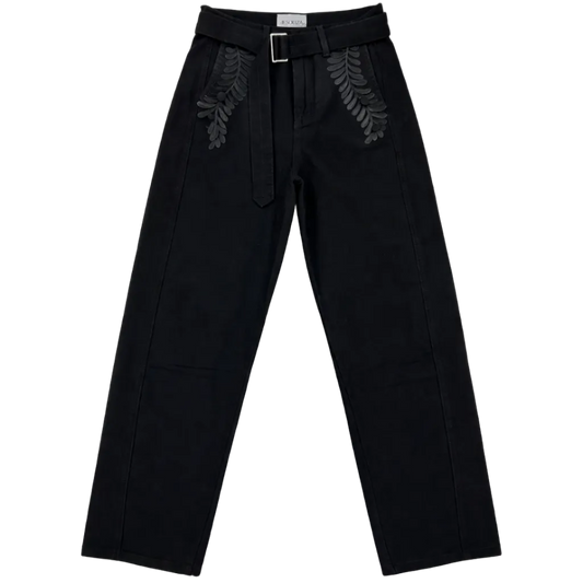 de souza - utility pant - black - emanuel new york