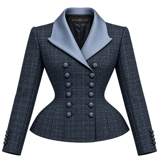 nocturne sculpted jacket - emanuel new york