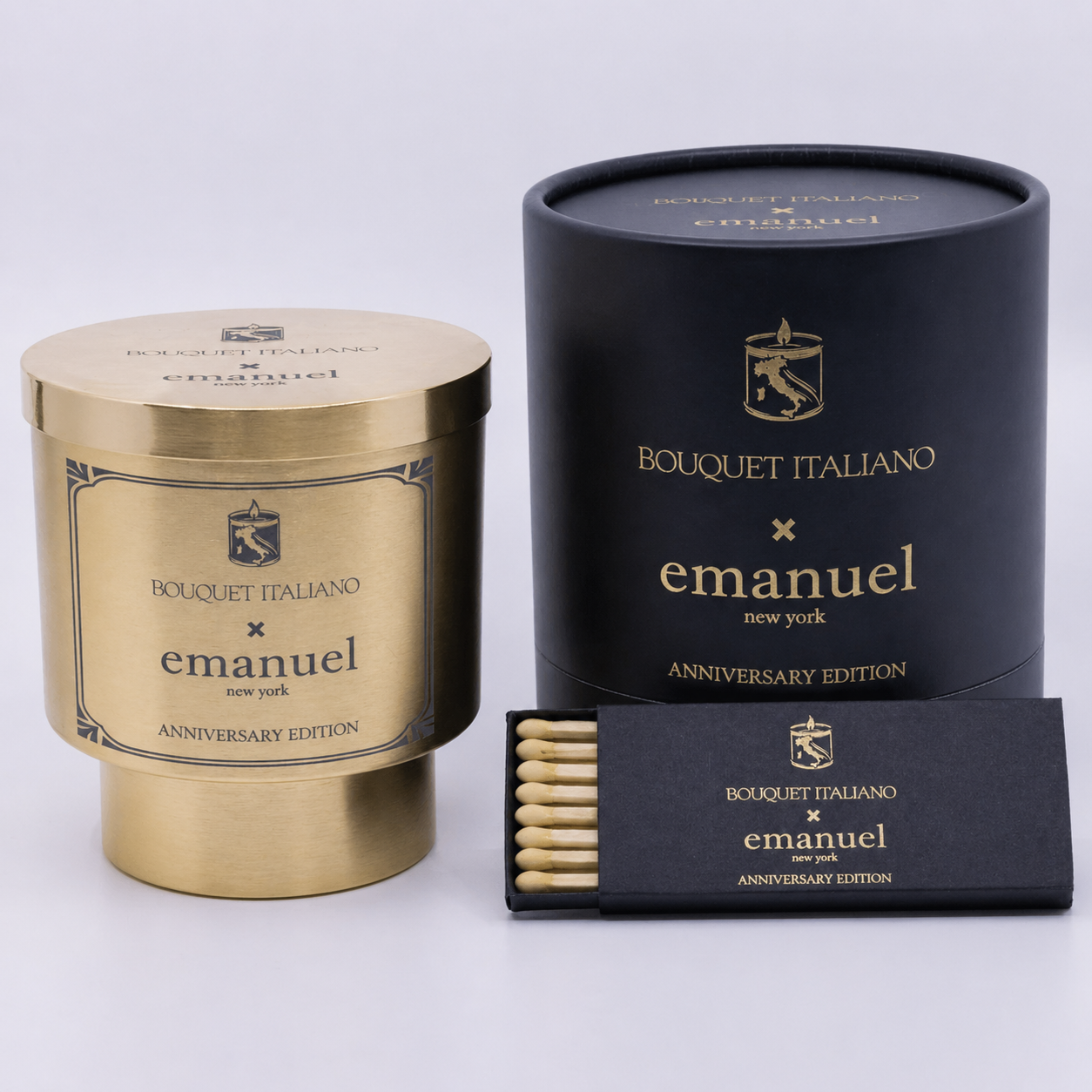 emanuel new york by bouquet italiano luxury candle - emanuel new york