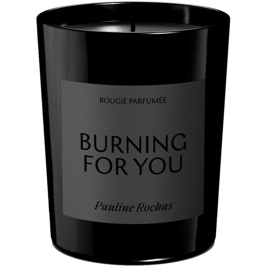 burning for you - woody oriental scented candle