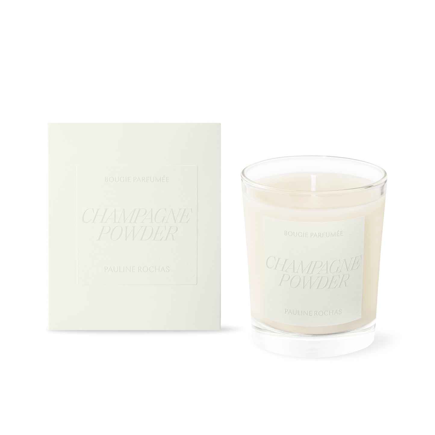champagne powder - woody Incense candle