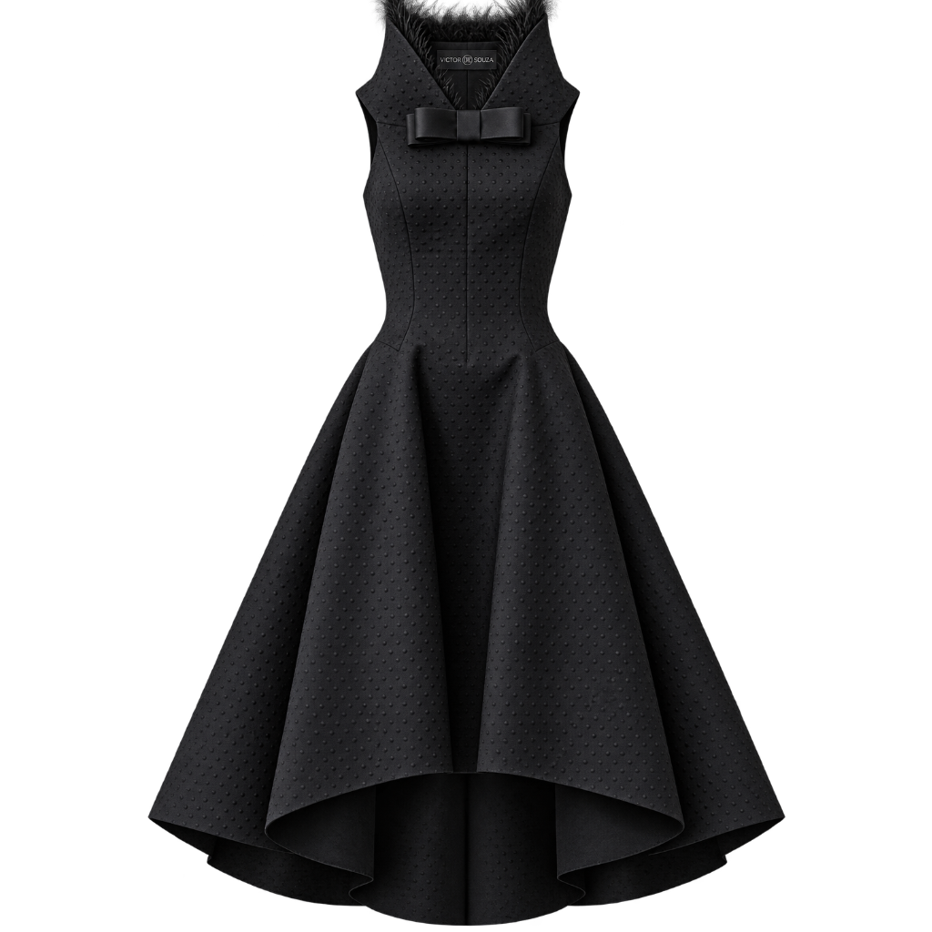 midnight plume dress
