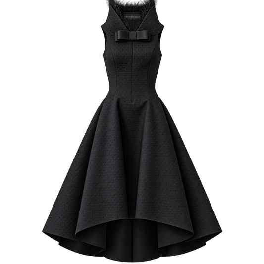 midnight plume dress