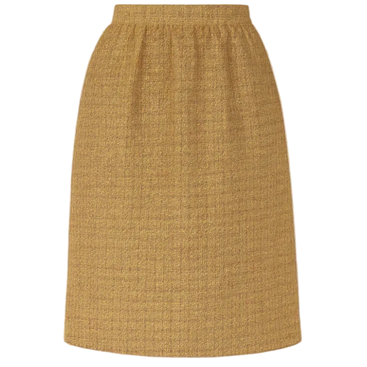 bouclé tea skirt
