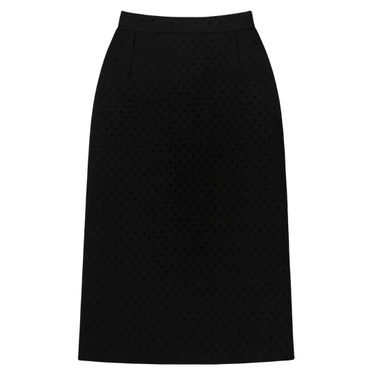 texture fishtail skirt