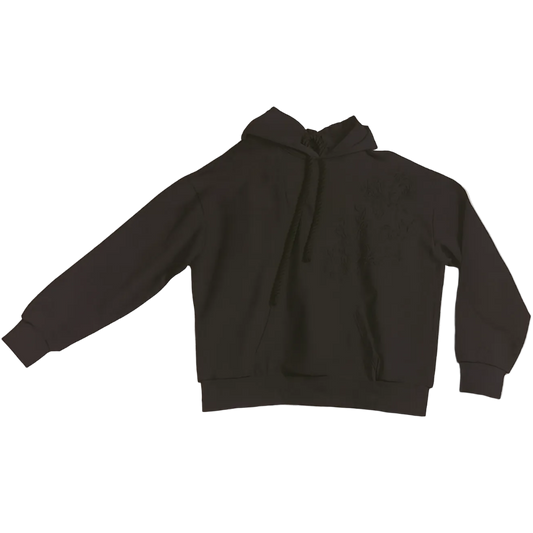 de souza - chantilly hoodie - black - emanuel new york