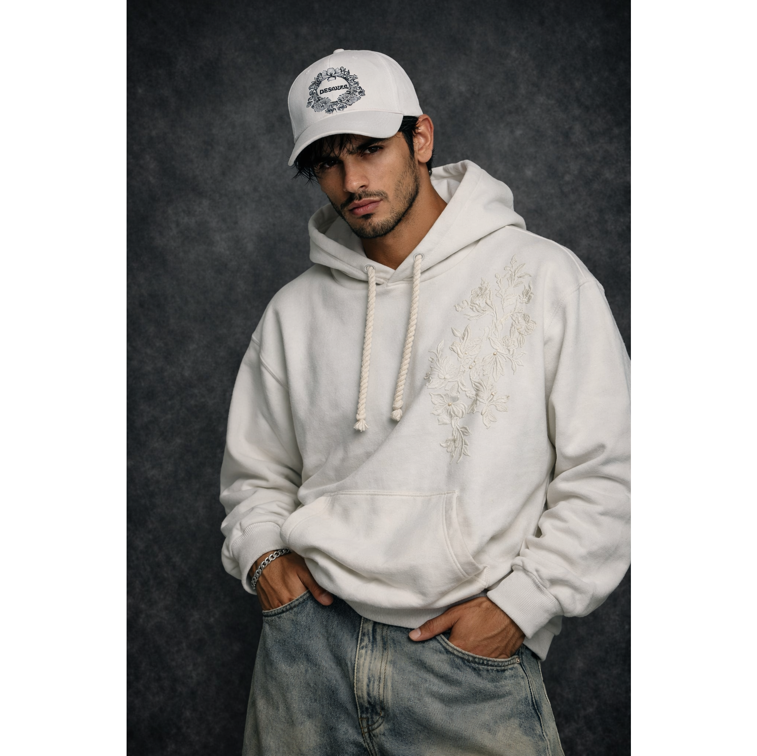 de souza - retro classic cap - white - emanuel new york