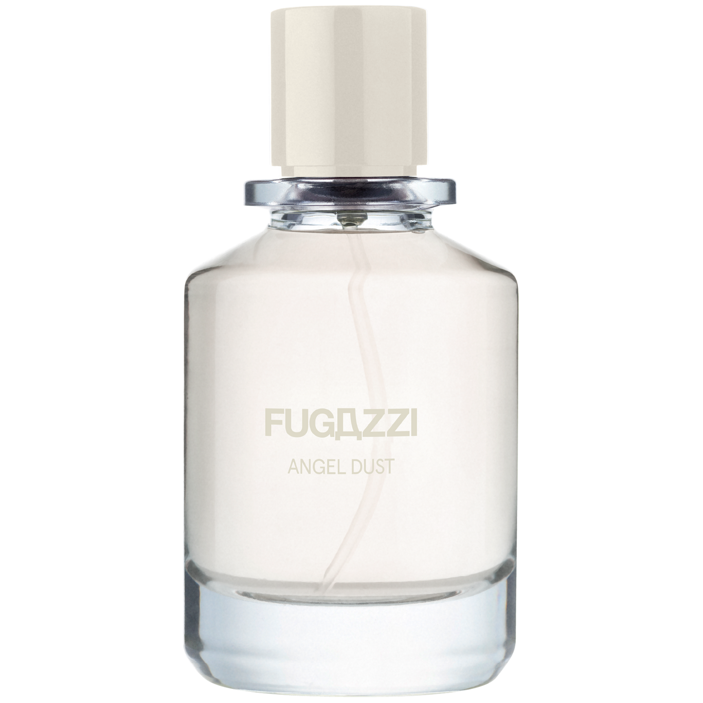 Fugazzi Angel Dust perfume bottle on a white background