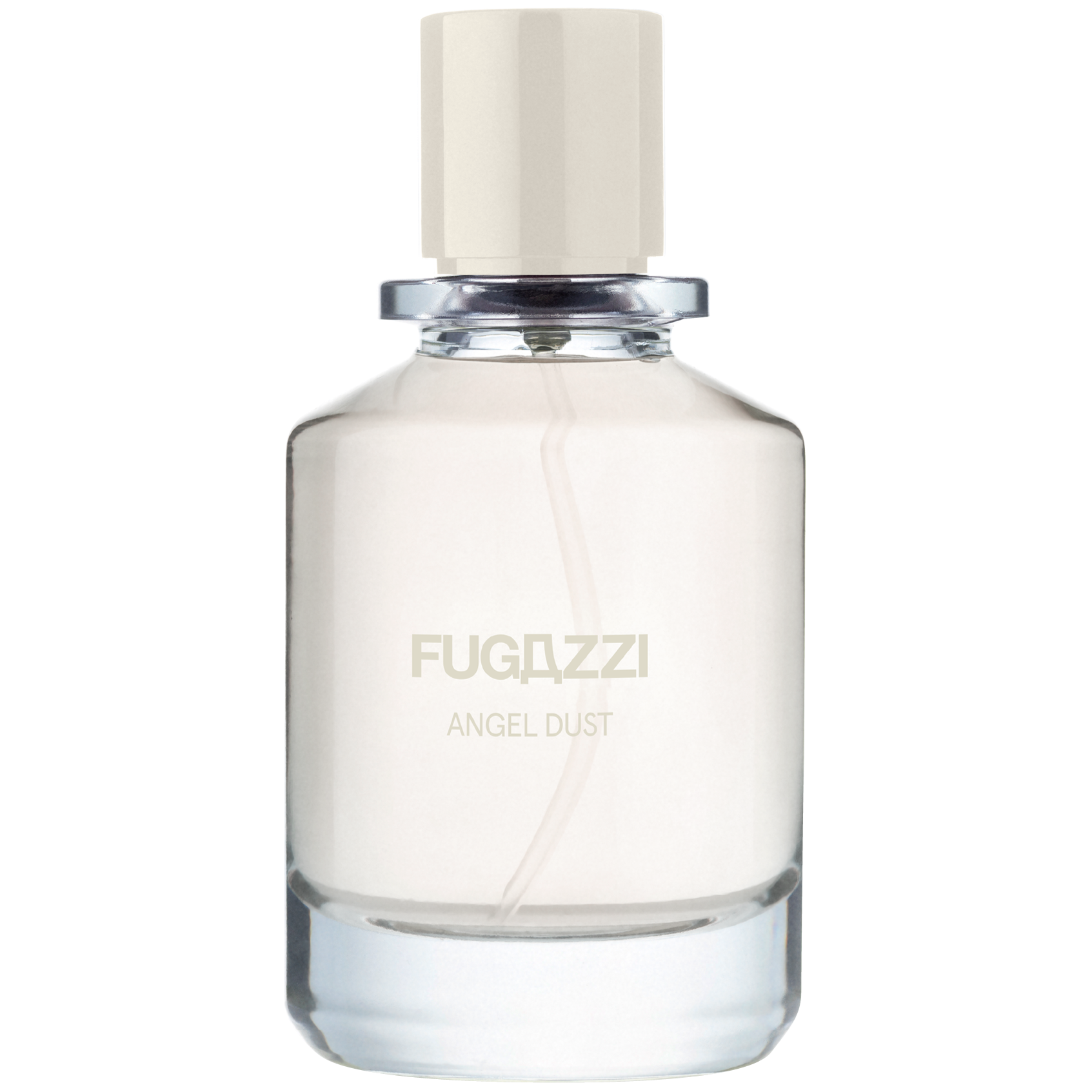 Fugazzi Angel Dust perfume bottle on a white background