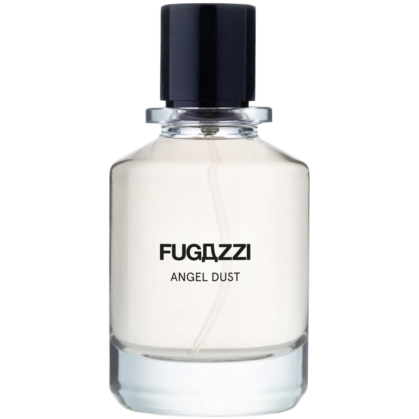 Fugazzi Angel Dust perfume bottle on a white background