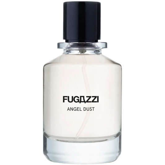 Fugazzi Angel Dust perfume bottle on a white background