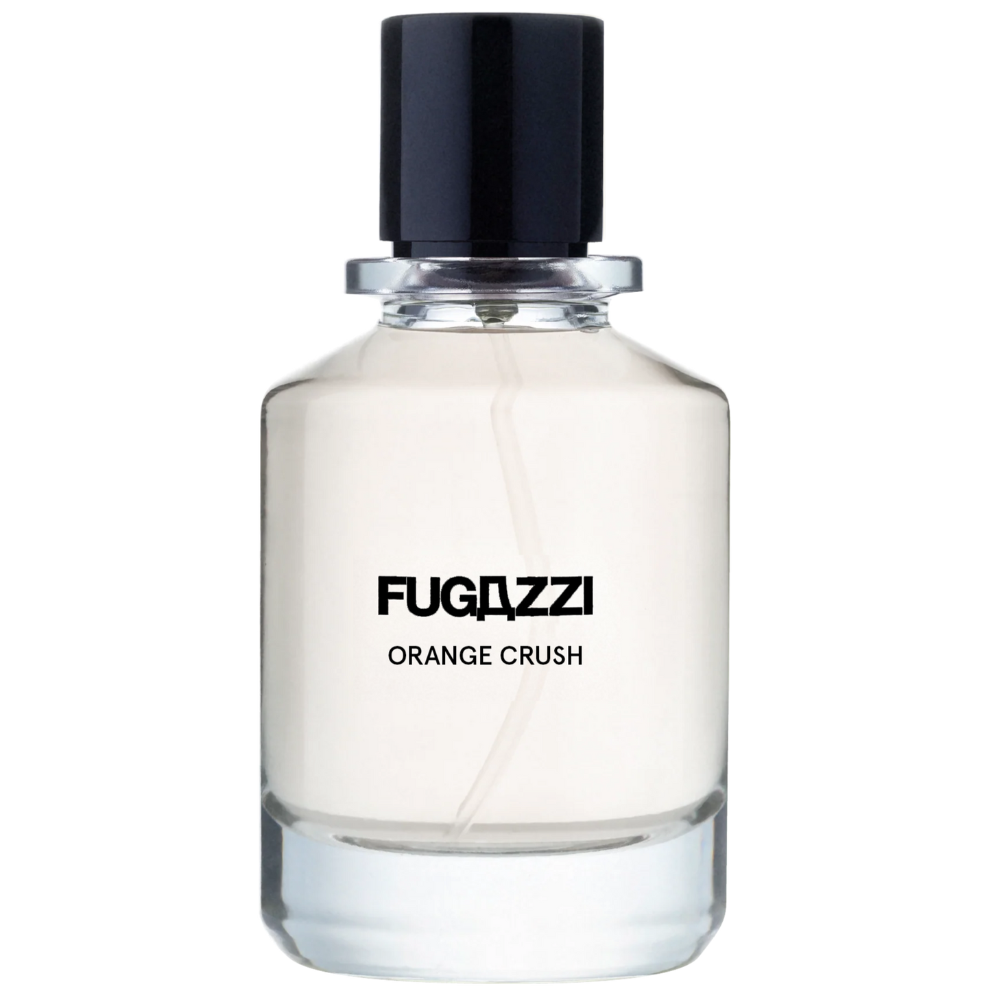 Fugazzi Orange Crush perfume bottle on a white background