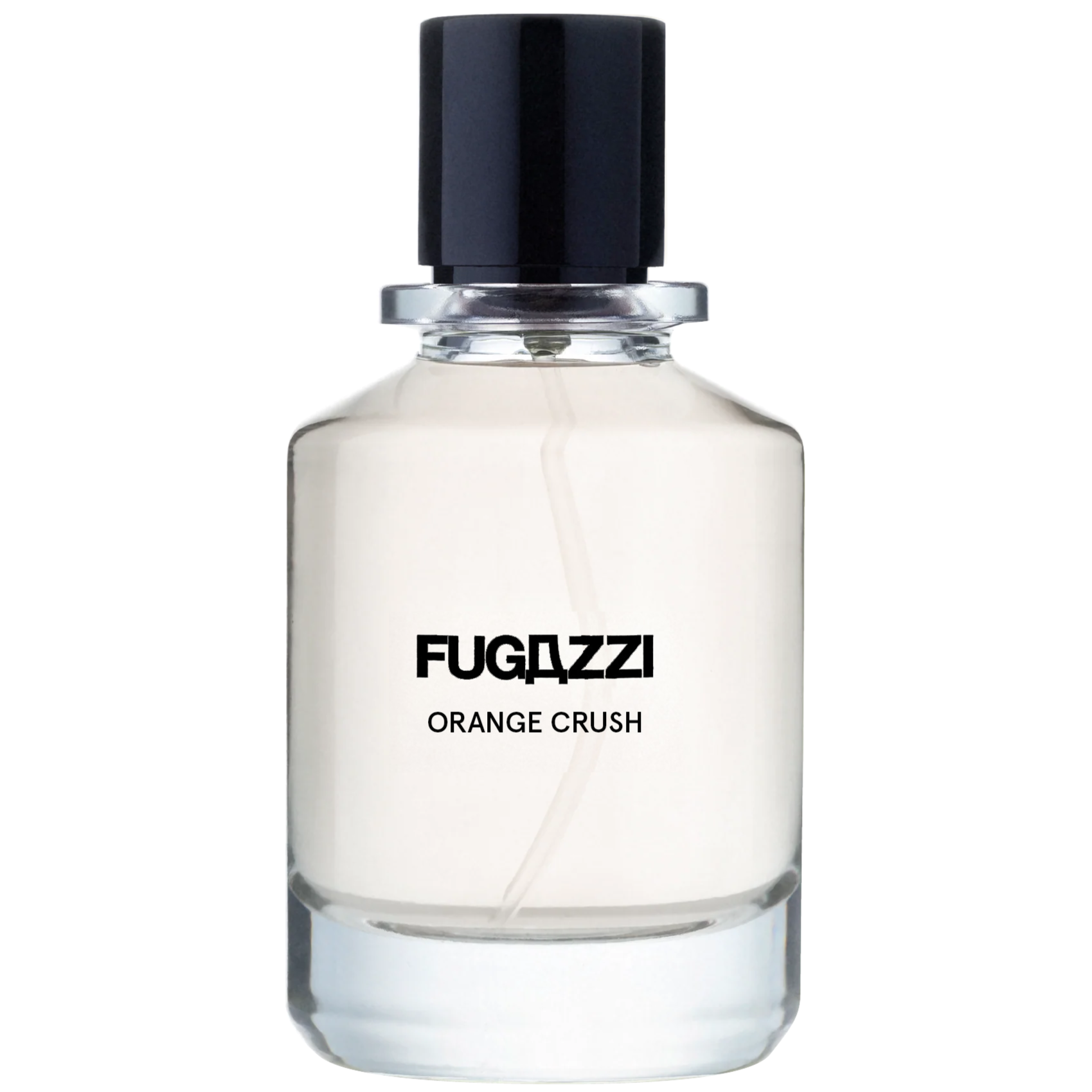 Fugazzi Orange Crush perfume bottle on a white background