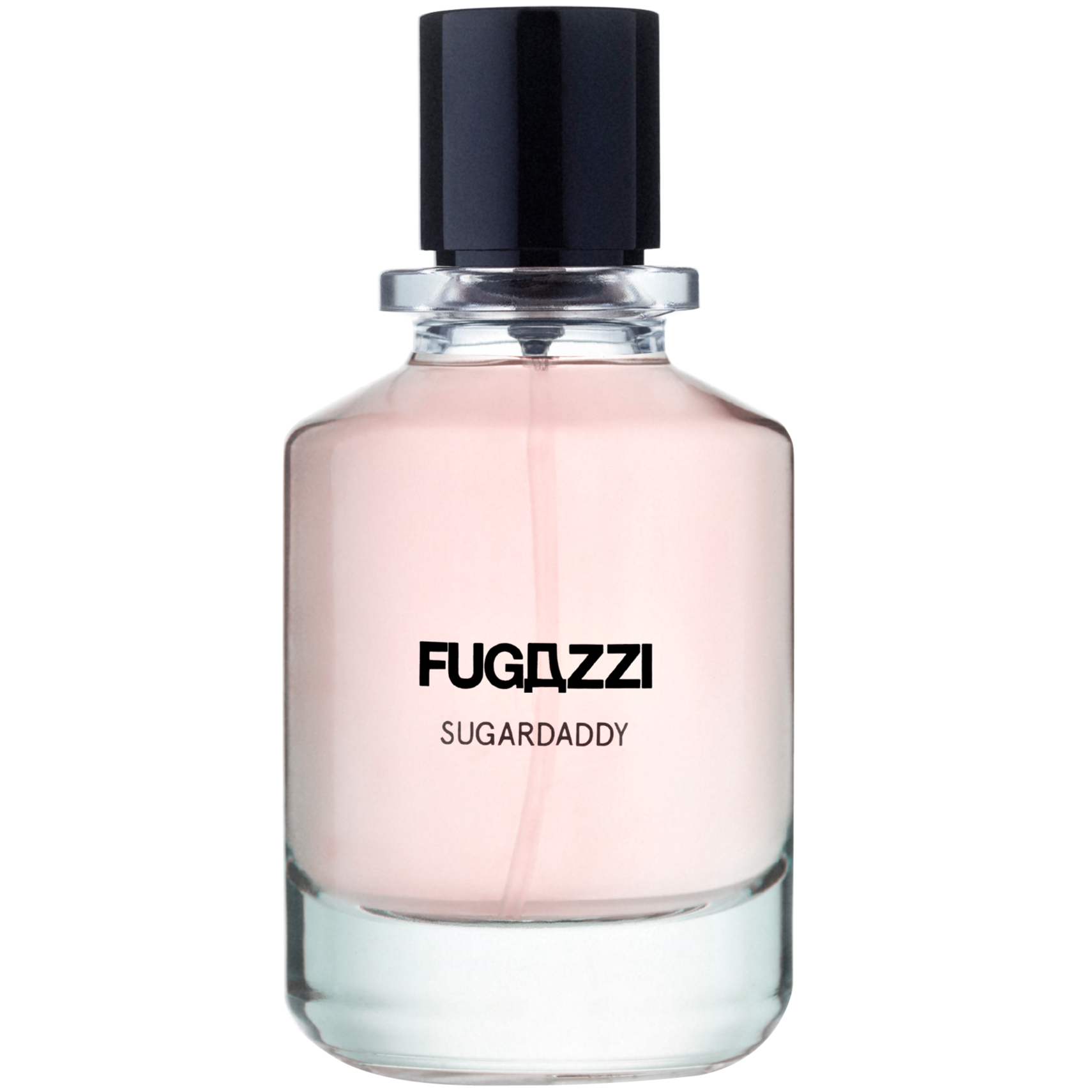 Fugazzi Sugardaddy perfume bottle on a white background