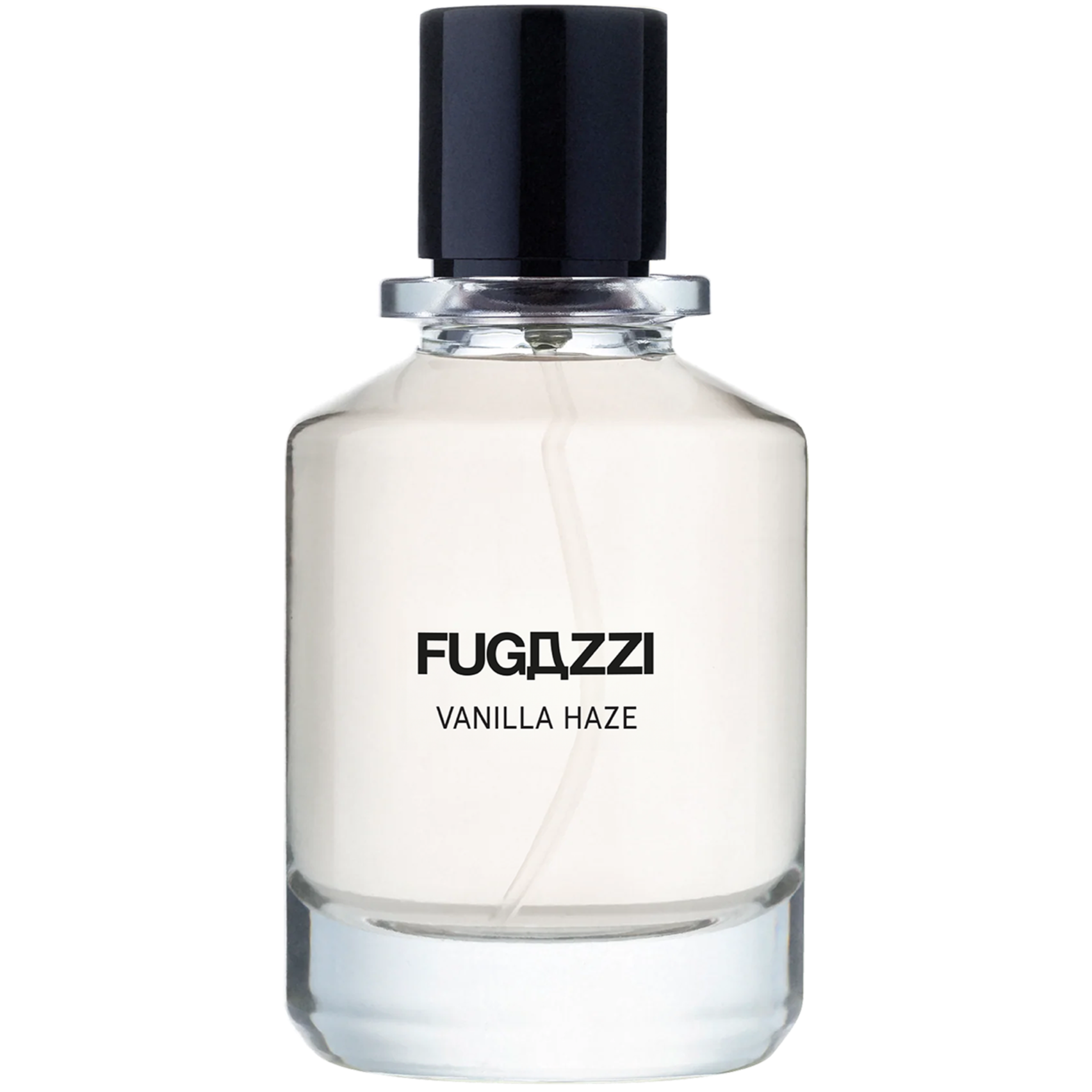 Fugazzi Vanilla Haze perfume bottle on a white background