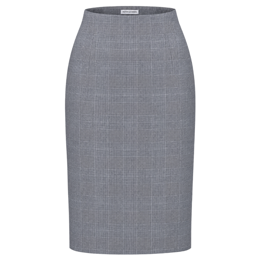 aurelia glen-check skirt
