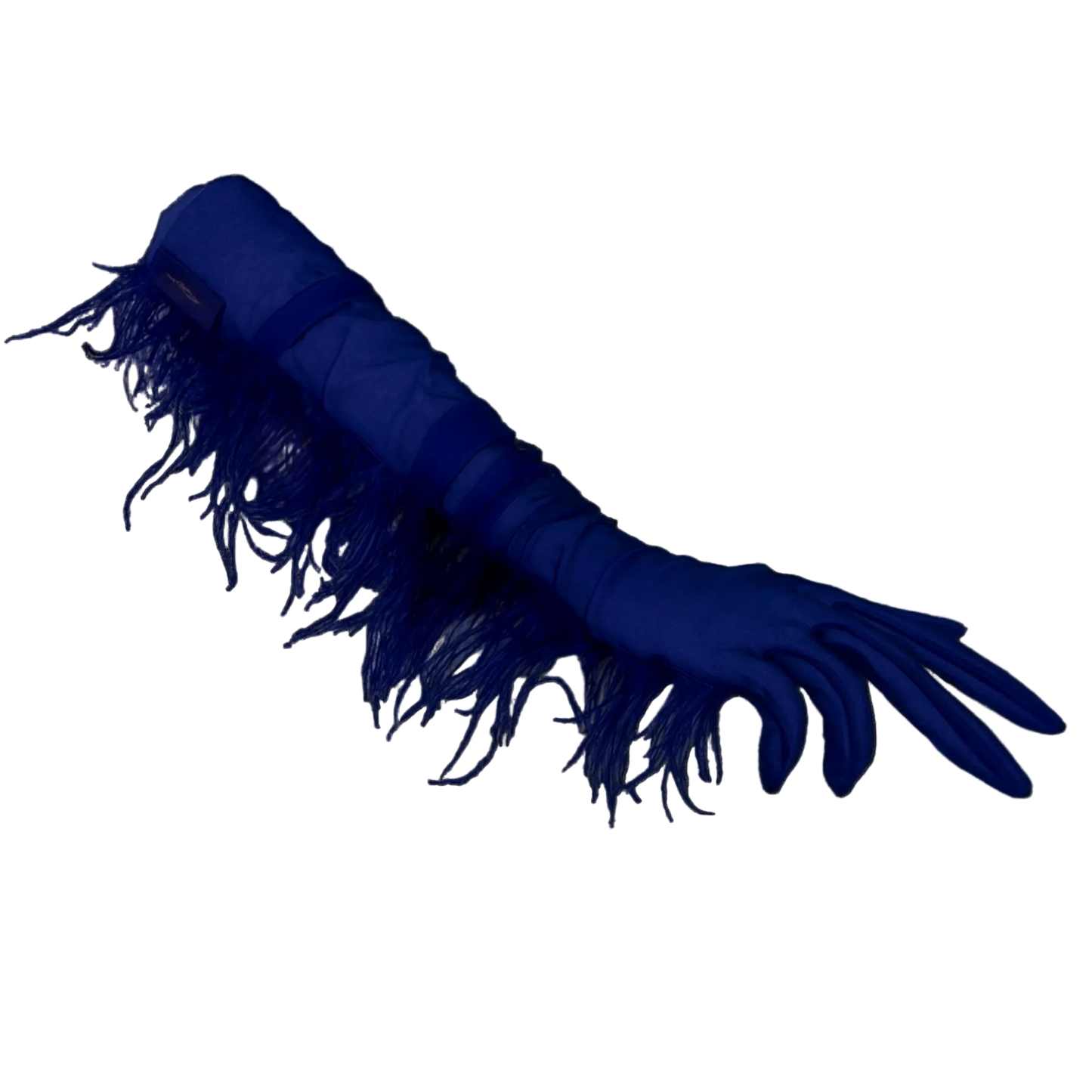 sheer ostrich glove - navy - emanuel new york