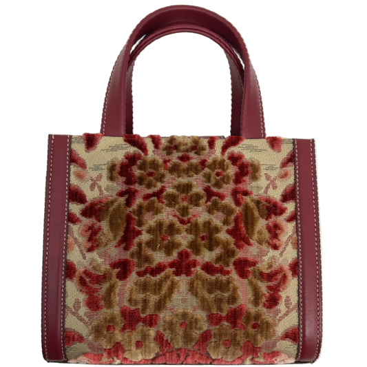 bevilacqua tote bag mini - petrolio
