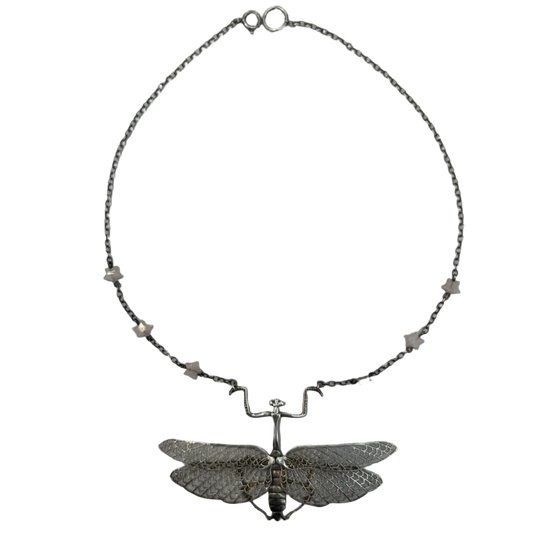 praying mantis pendant