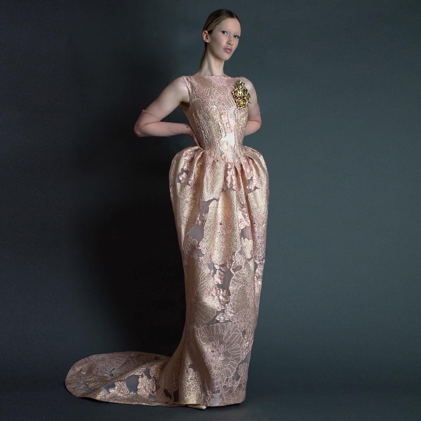orchid gown