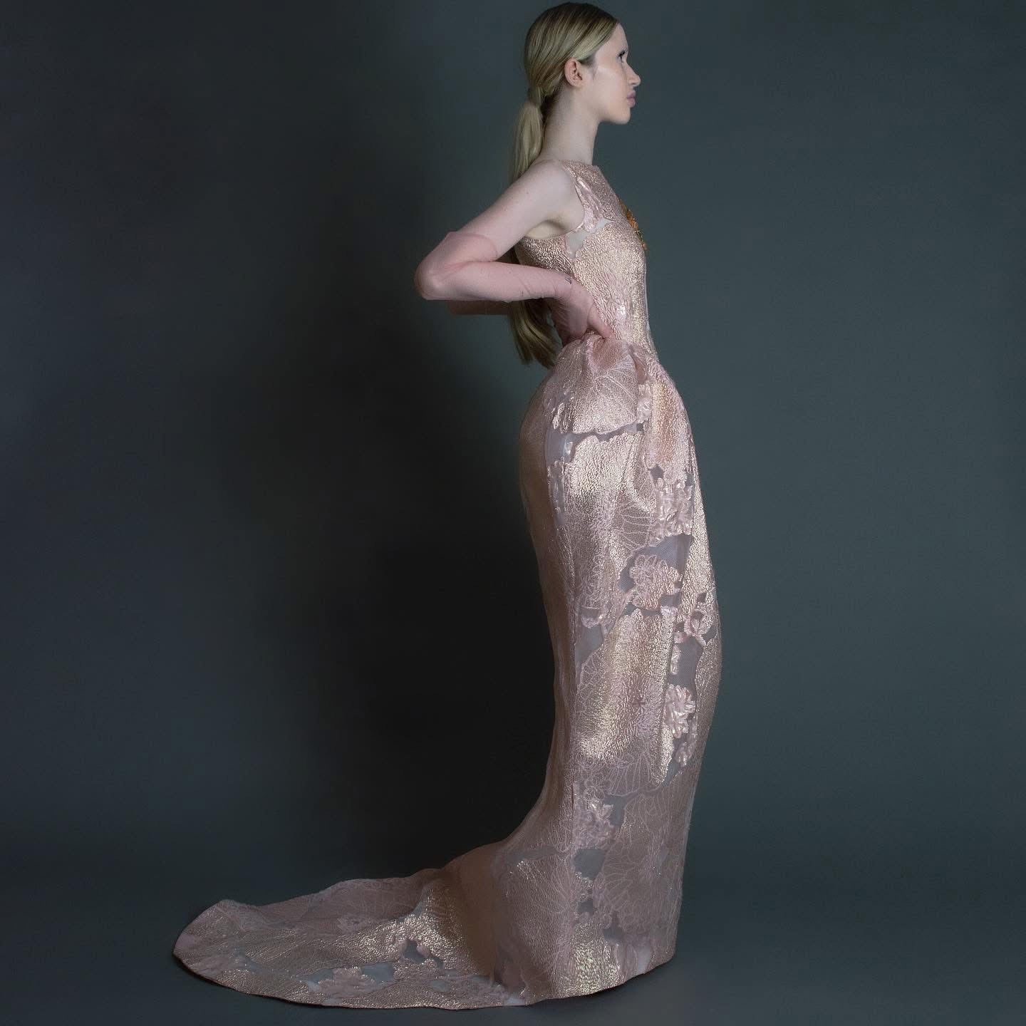 orchid gown
