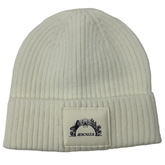 de souza - retro beanie - white - emanuel new york