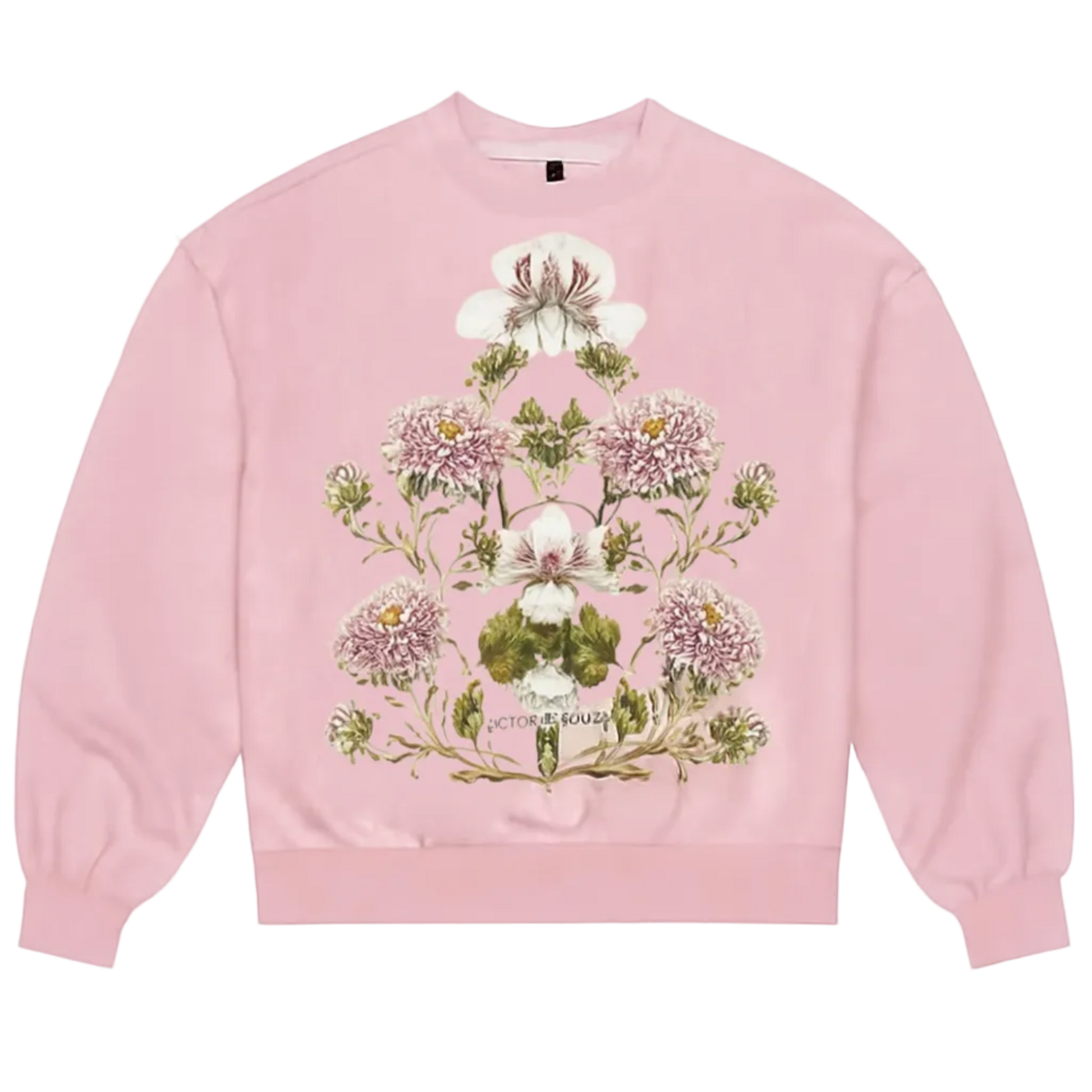 de souza - arc shoulder sweatshirt petal - emanuel new york