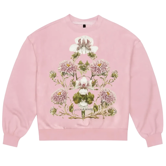 de souza - arc shoulder sweatshirt petal - emanuel new york