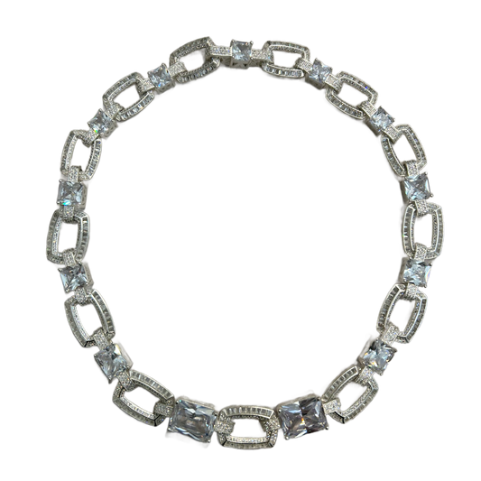 jeweled chain necklace