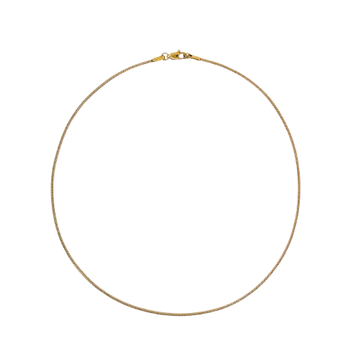 snake chain necklace - gold