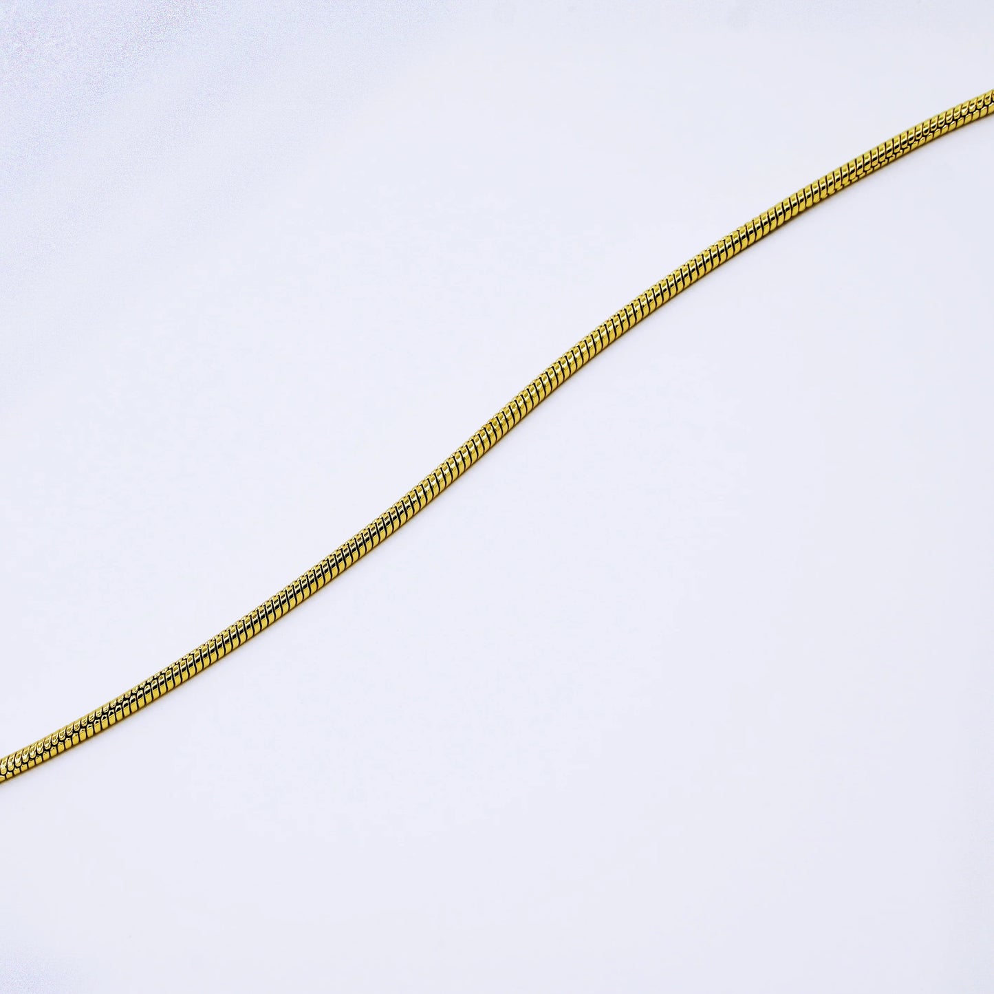 snake chain bracelet - gold